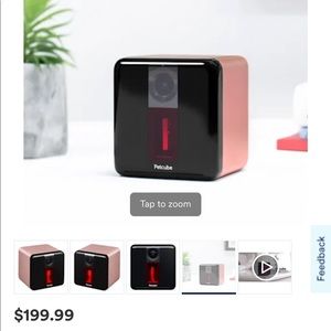Petcube camera with laser